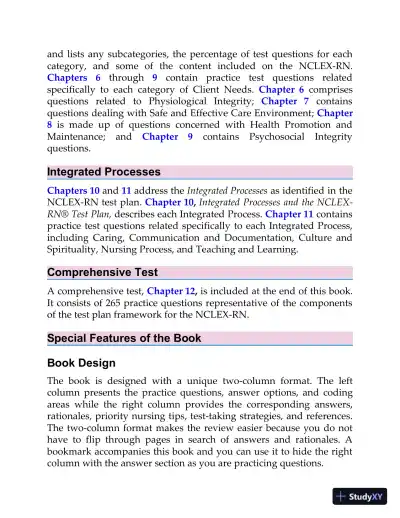 Saunders QandA Review for the NCLEX-RN Examination (2021) - Page 17 preview image