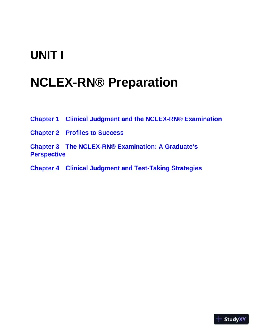 Saunders QandA Review for the NCLEX-RN Examination (2021), page 31