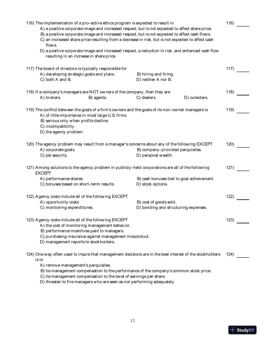 Test Bank for Principles of Managerial Finance, Arab World Edition, page 13