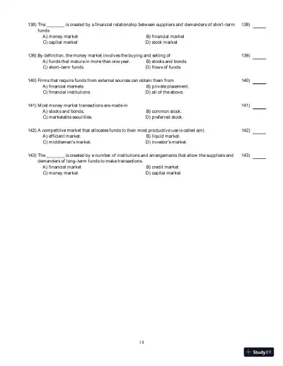Test Bank for Principles of Managerial Finance, Arab World Edition - Page 15 preview image