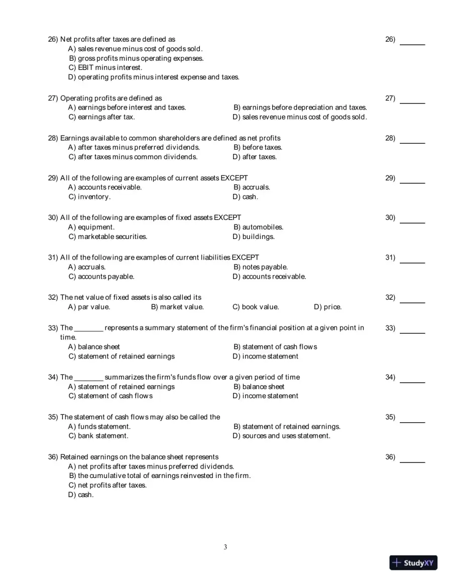 Test Bank for Principles of Managerial Finance, Arab World Edition, page 21
