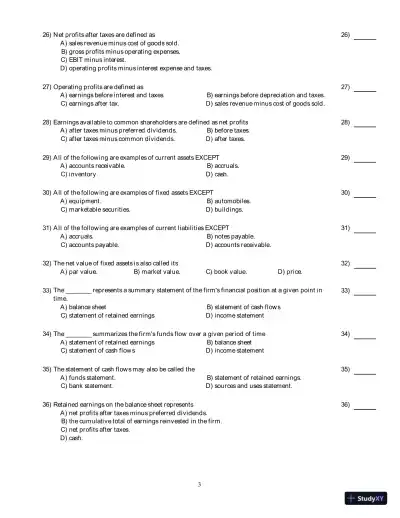 Test Bank for Principles of Managerial Finance, Arab World Edition - Page 21 preview image