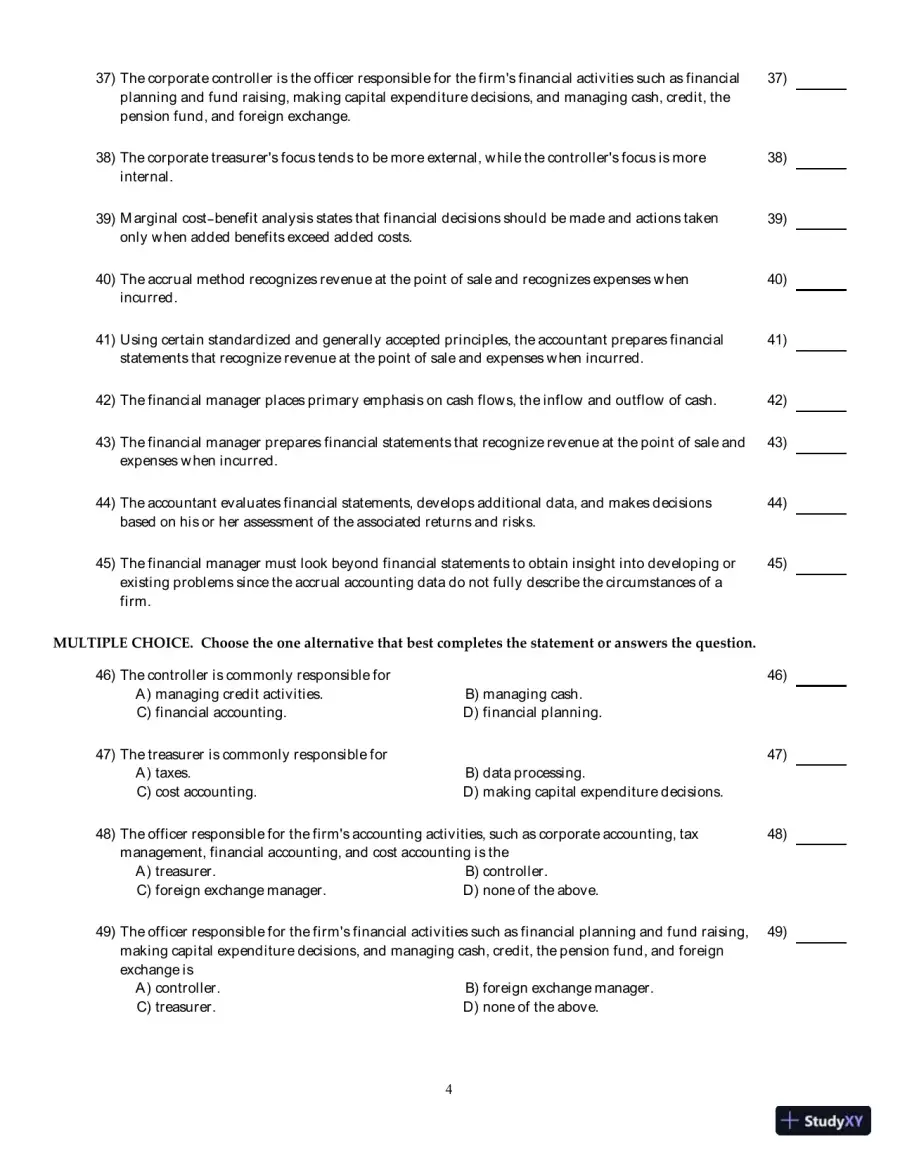 Test Bank for Principles of Managerial Finance, Arab World Edition, page 5