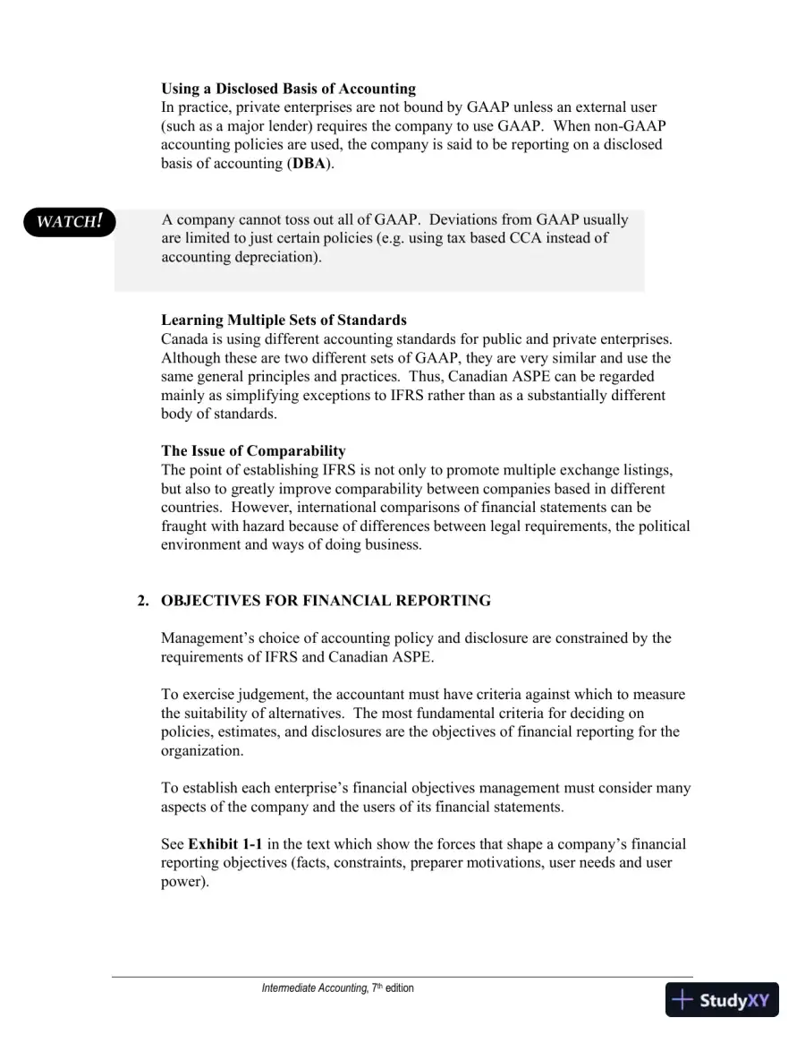 Study Notes For Intermediate Accounting Volume 1, Seventh Canadian Edition, page 5