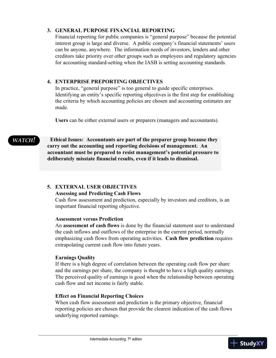 Study Notes For Intermediate Accounting Volume 1, Seventh Canadian Edition, page 6