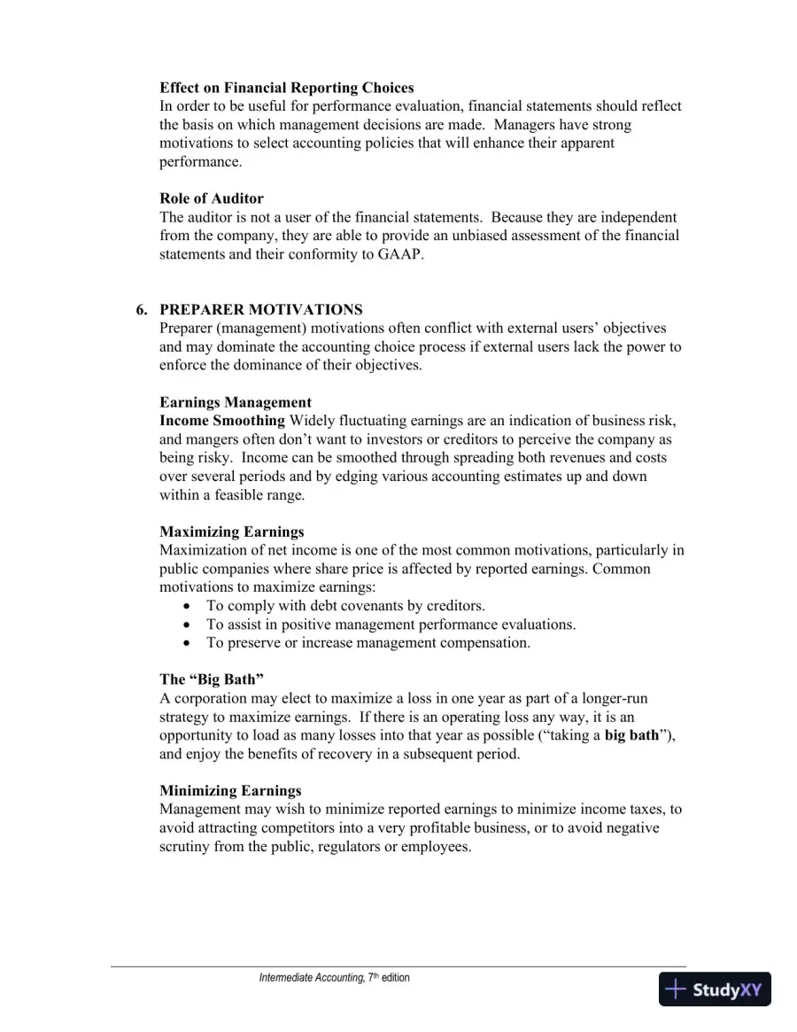 Study Notes For Intermediate Accounting Volume 1, Seventh Canadian Edition, page 8