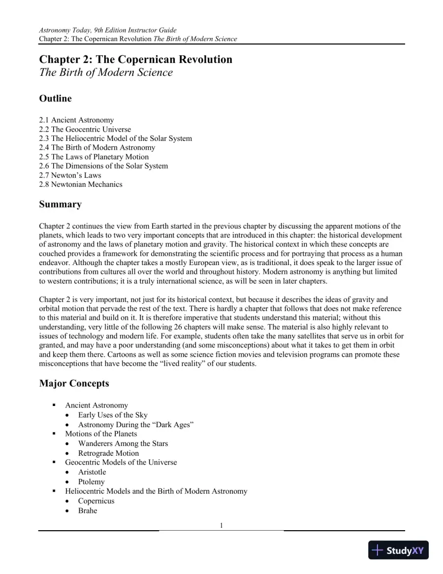 Solution Manual for Astronomy Today, 9th Edition, page 18