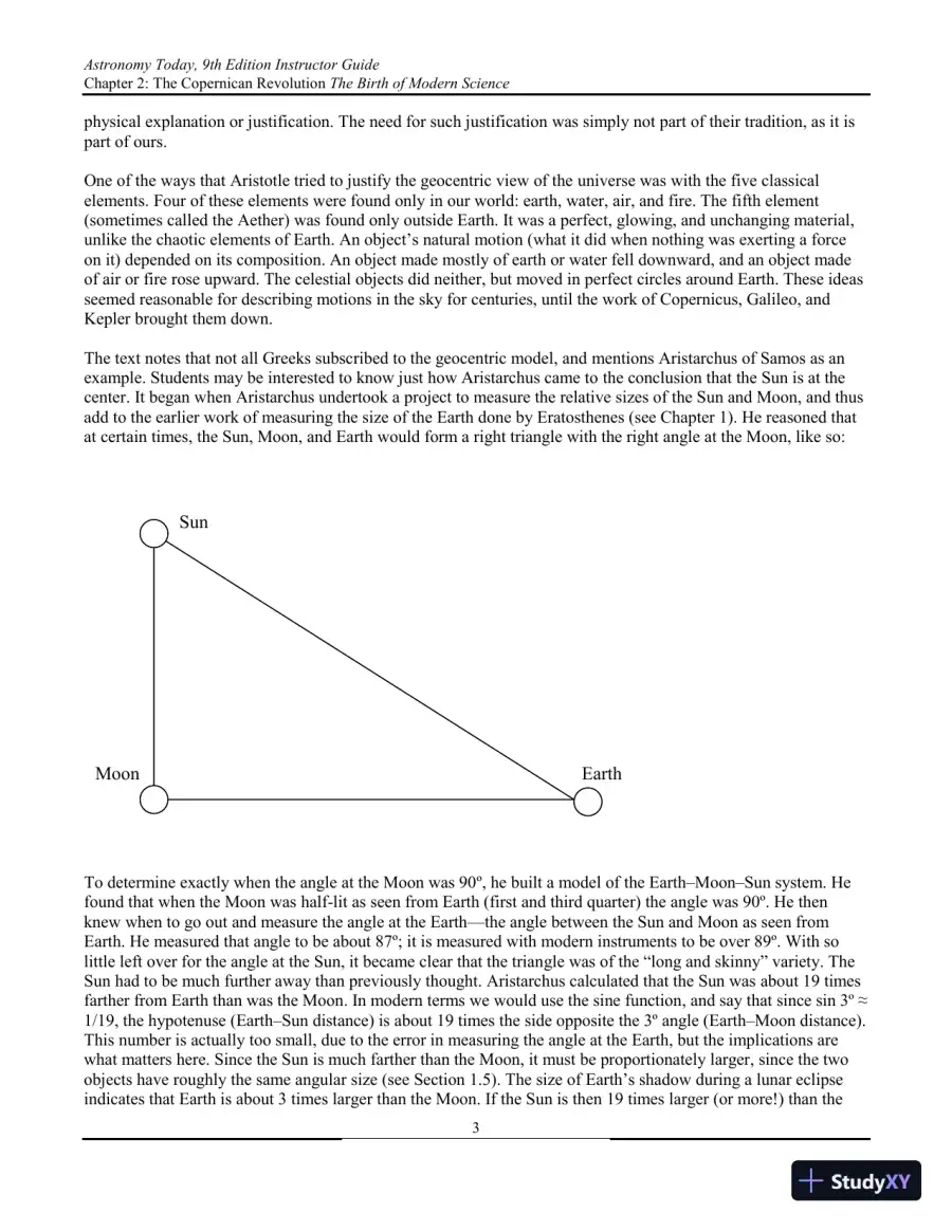Solution Manual for Astronomy Today, 9th Edition, page 20