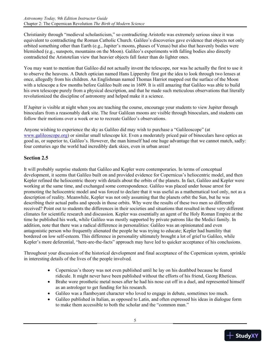 Solution Manual for Astronomy Today, 9th Edition, page 22