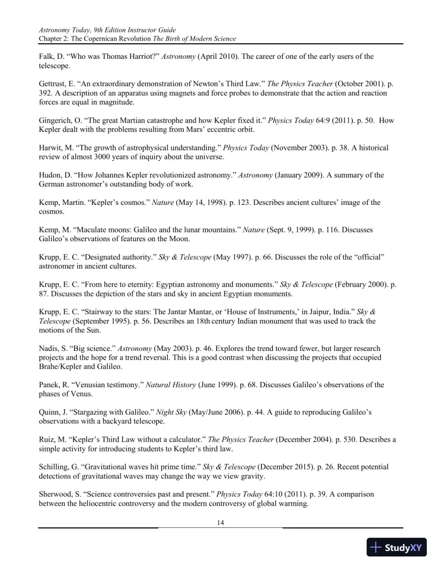 Solution Manual for Astronomy Today, 9th Edition, page 31