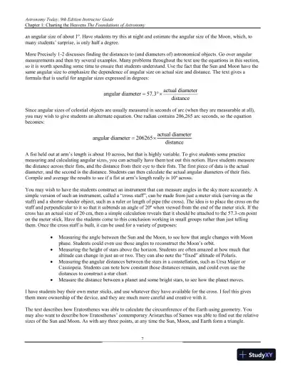 Solution Manual for Astronomy Today, 9th Edition - Page 8 preview image