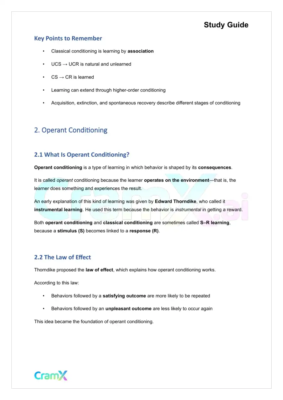 Psychology - Psychology Learning, page 5