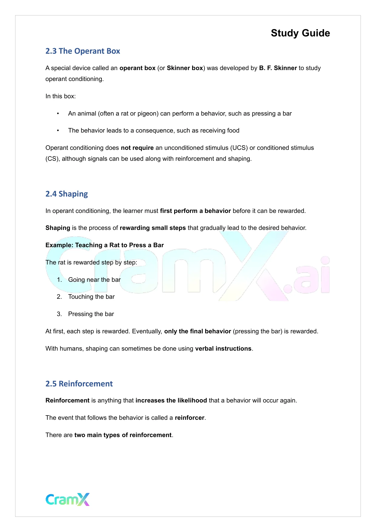 Psychology - Psychology Learning - Page 6 preview image