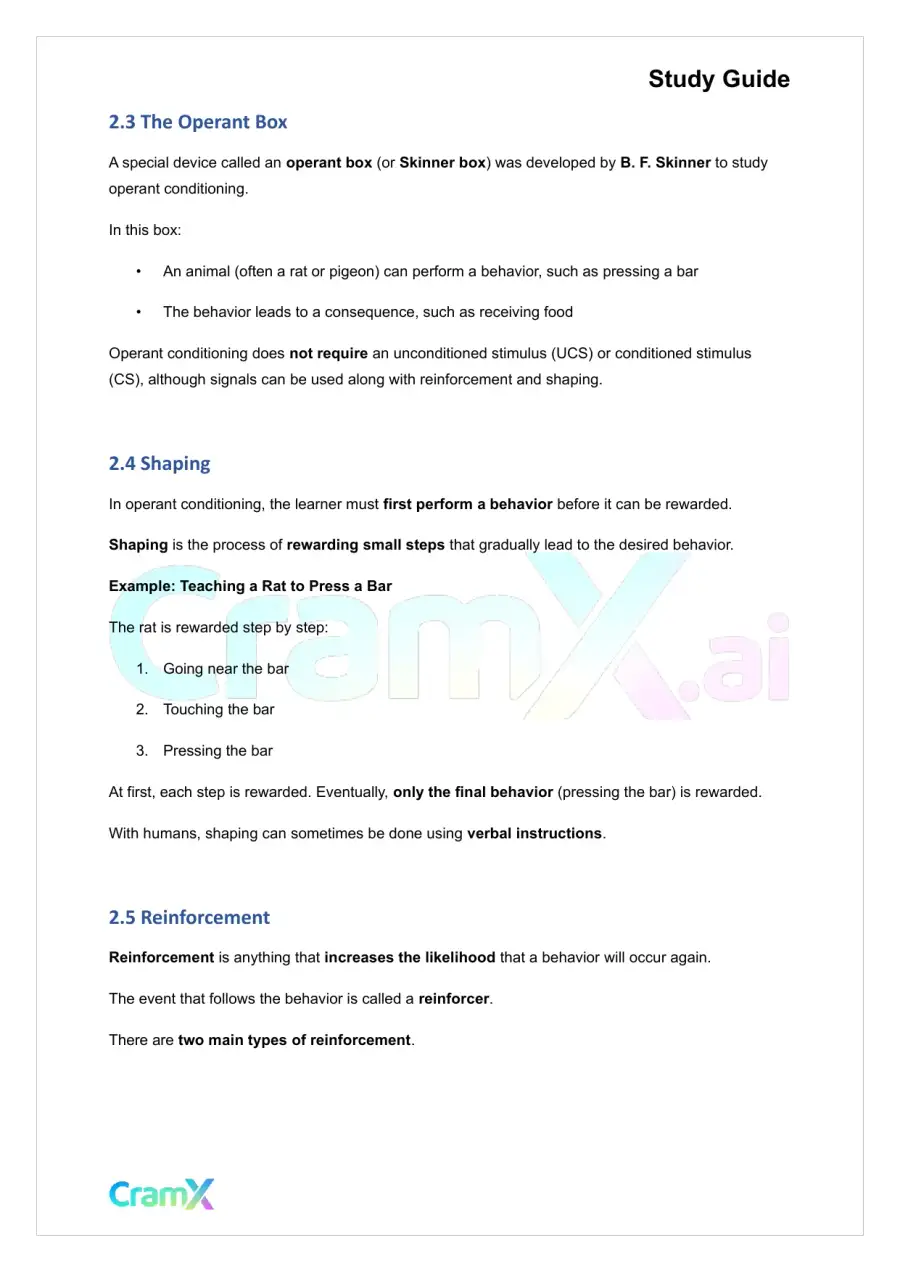 Psychology - Psychology Learning, page 6
