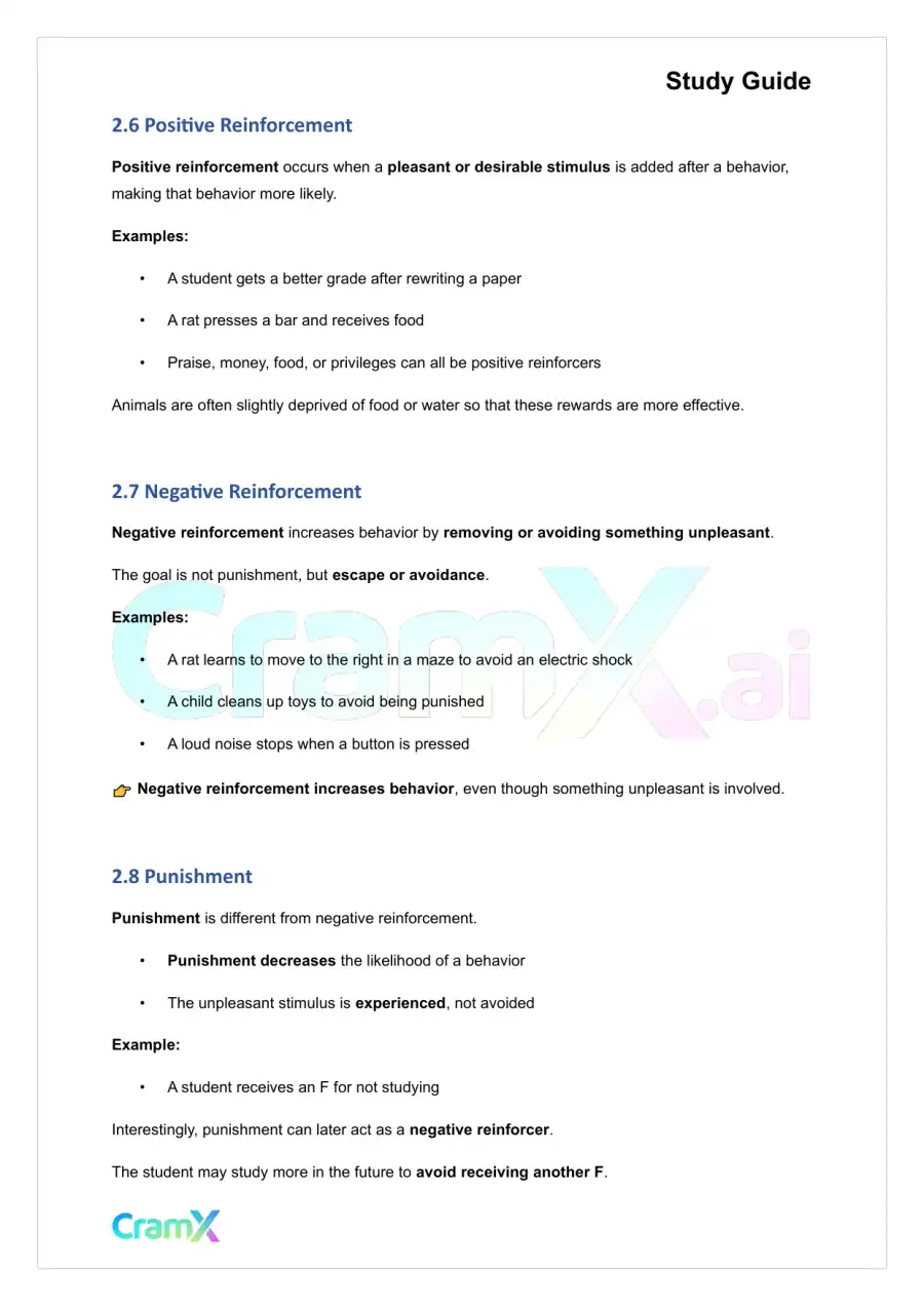 Psychology - Psychology Learning, page 7