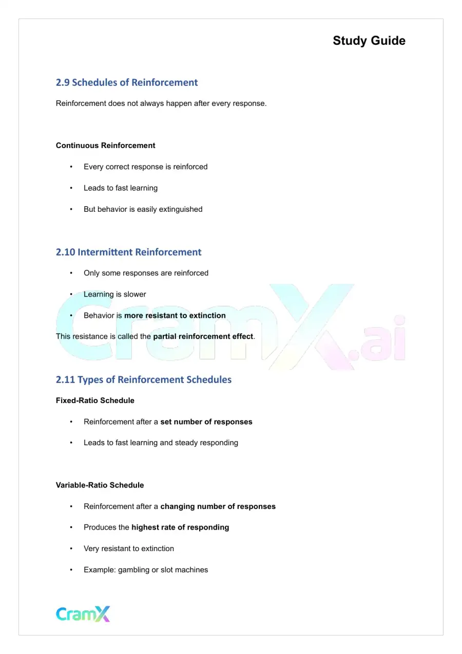Psychology - Psychology Learning, page 8