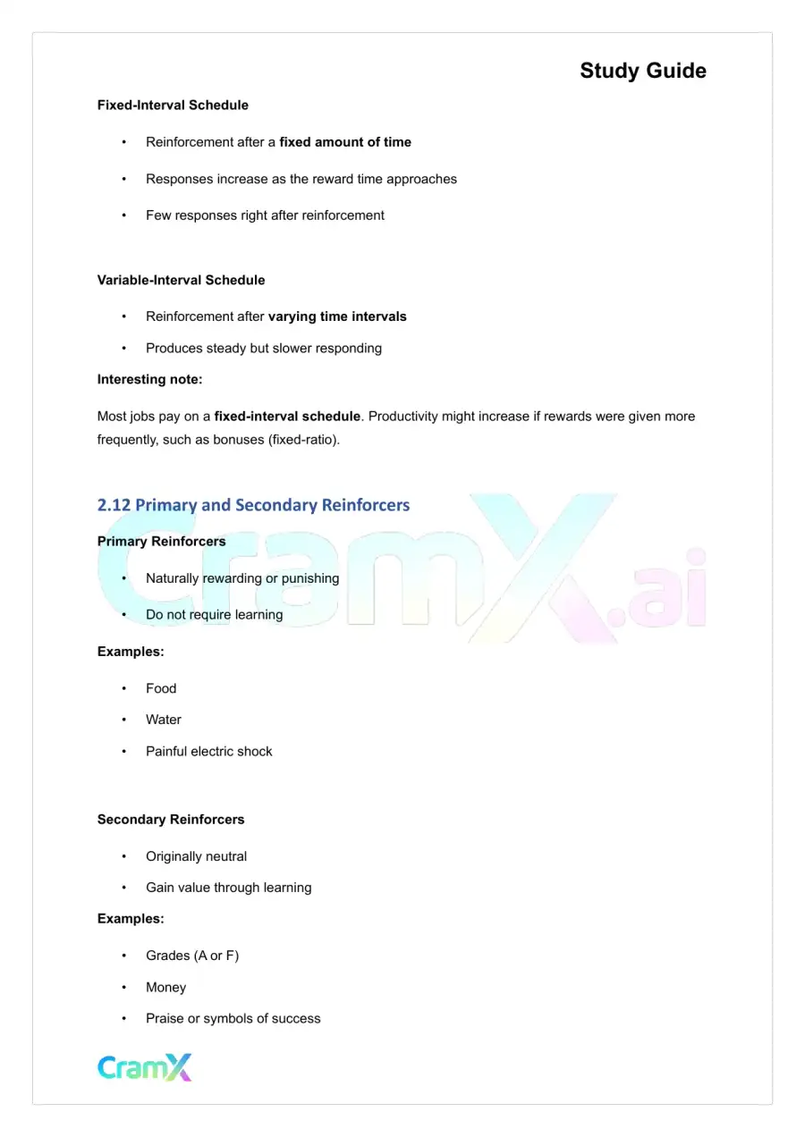 Psychology - Psychology Learning, page 9