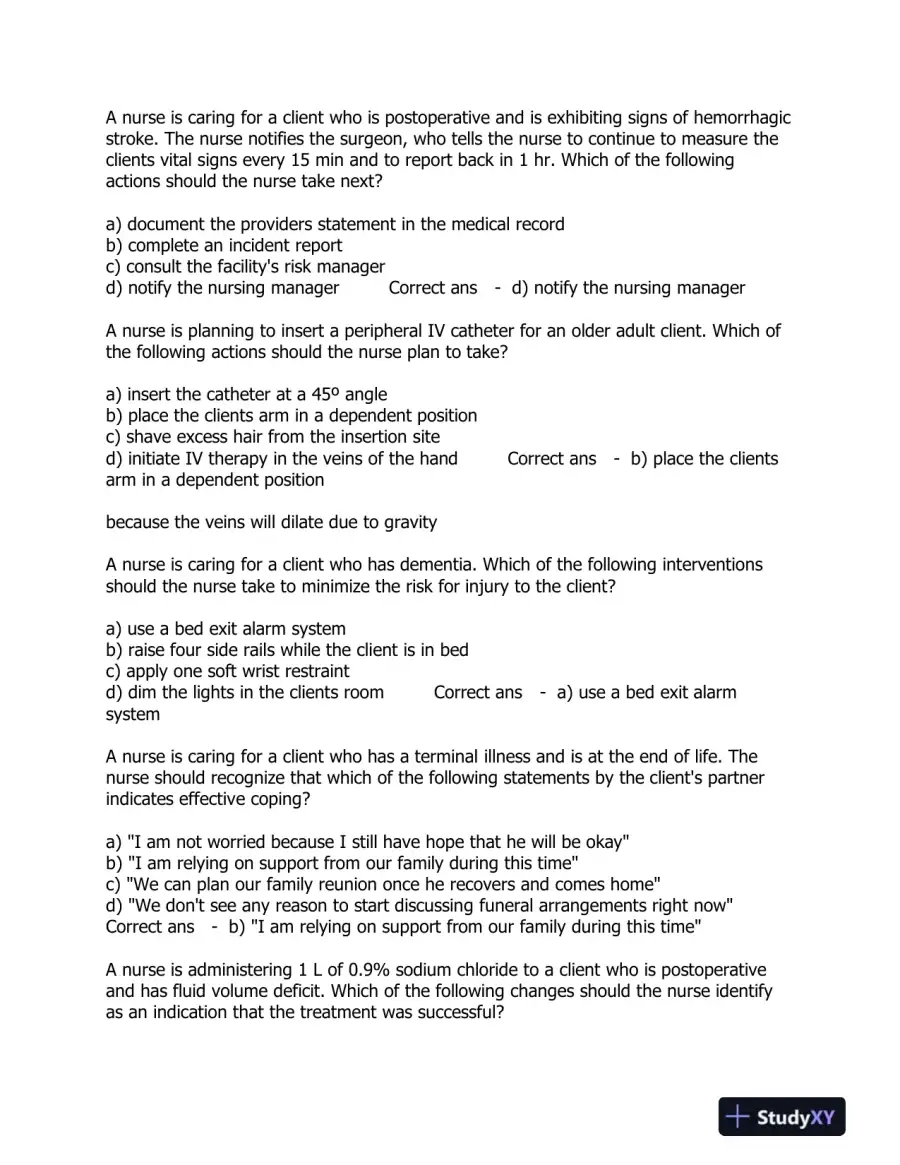 ATI Pharmacology Practice Exam With Answers (67 Solved Questions), page 4