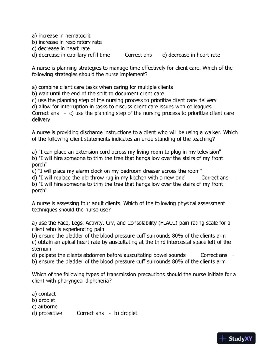 ATI Pharmacology Practice Exam With Answers (67 Solved Questions), page 5