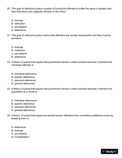 Probation, Parole, and Community-Based Corrections: Supervision, Treatment, and Evidence-Based Practices (Connect, Learn, Succeed) 1st Edition Test Bank - Page 6 preview image