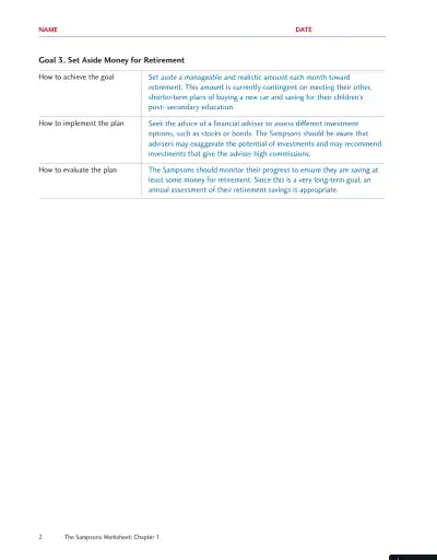 Personal Finance, Fourth Canadian Edition Solution Manual - Page 10 preview image