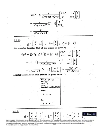 Solution Manual For Modern Control Engineering, 5th Edition - Page 10 preview image