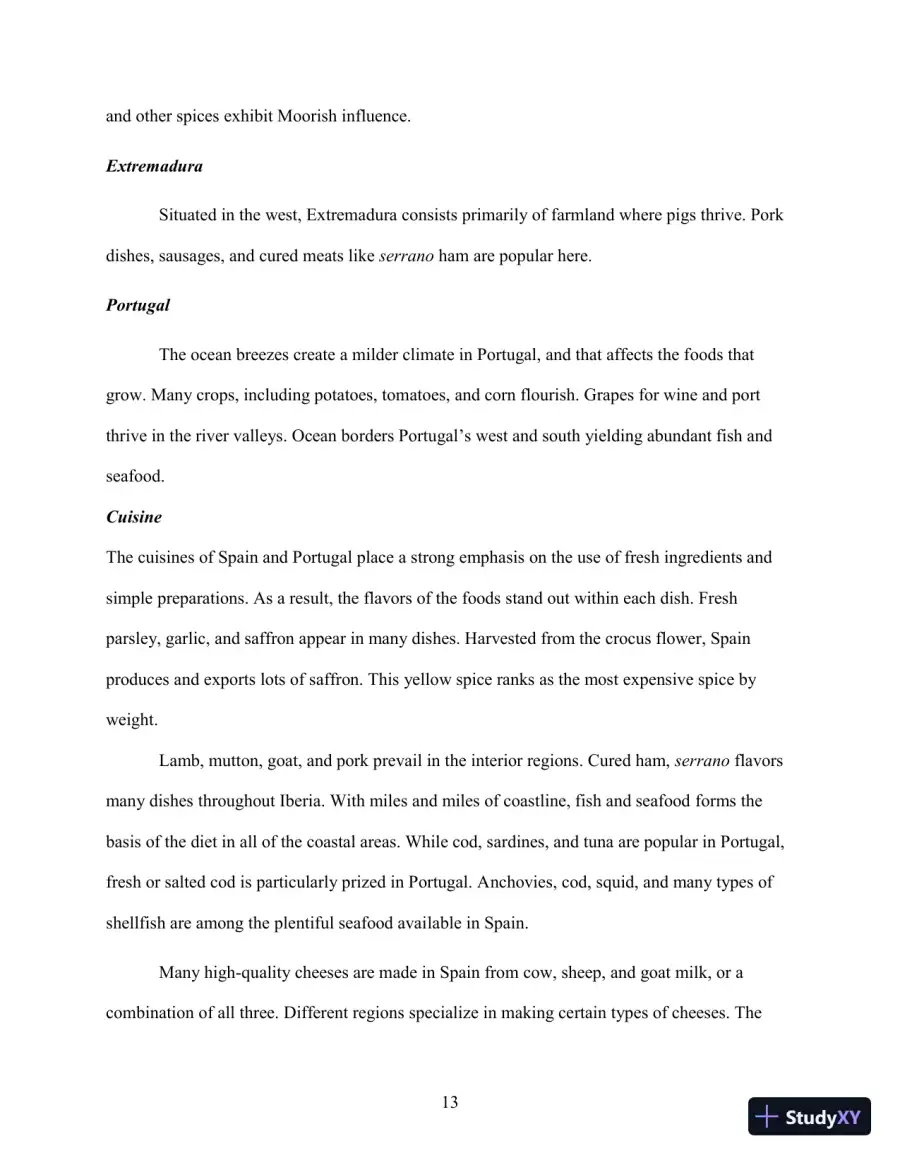 Class Notes for International Cooking: A Culinary Journey, 3rd Edition, page 18