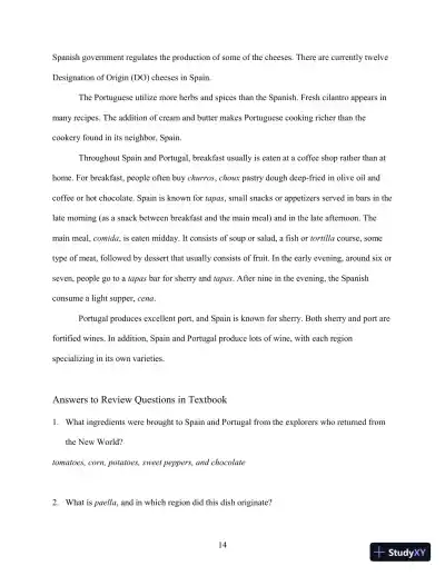 Class Notes for International Cooking: A Culinary Journey, 3rd Edition - Page 19 preview image