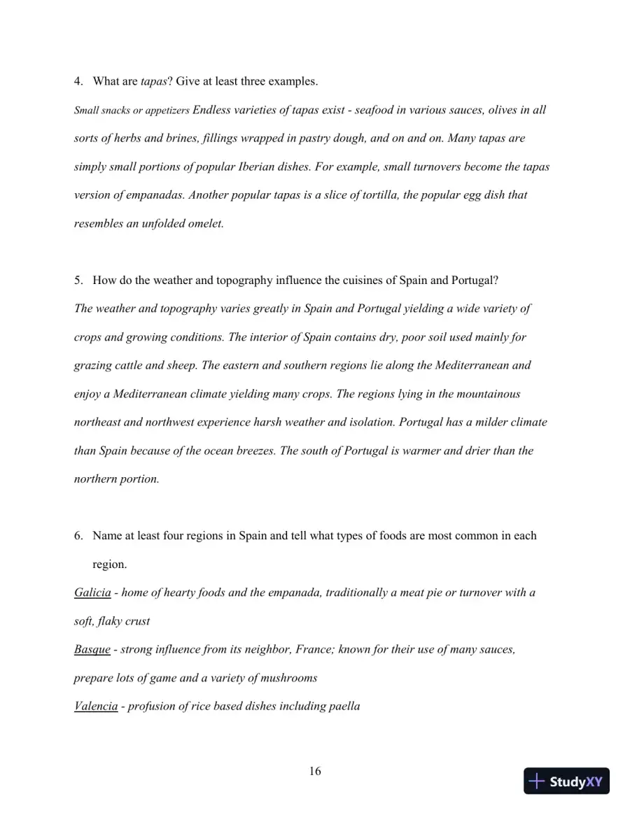 Class Notes for International Cooking: A Culinary Journey, 3rd Edition, page 21