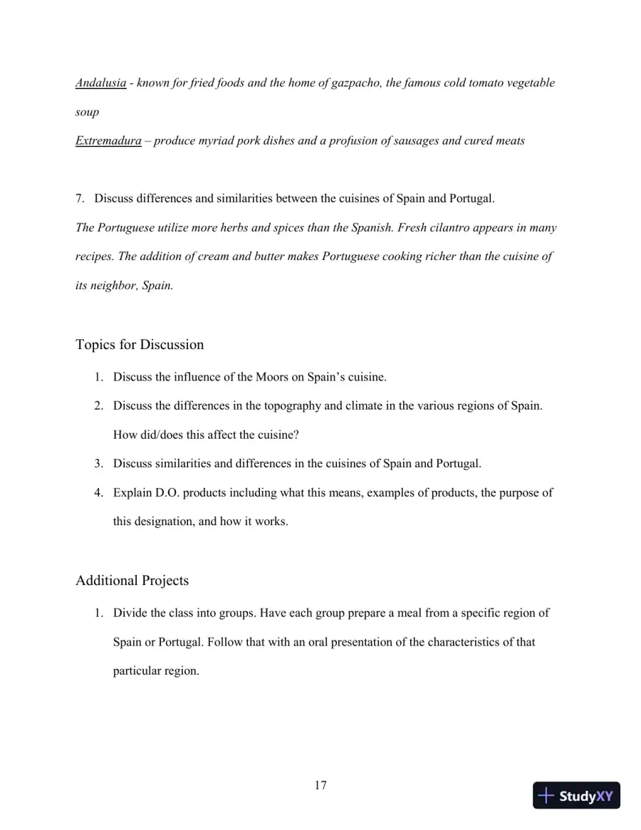 Class Notes for International Cooking: A Culinary Journey, 3rd Edition, page 22