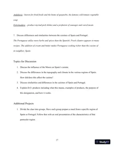 Class Notes for International Cooking: A Culinary Journey, 3rd Edition - Page 22 preview image