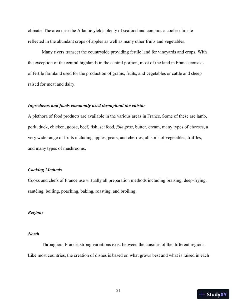 Class Notes for International Cooking: A Culinary Journey, 3rd Edition, page 26