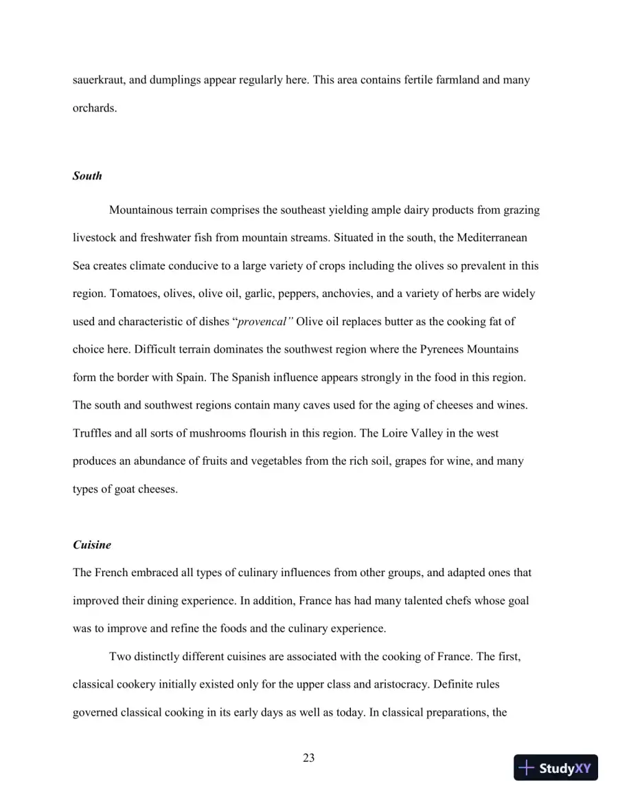 Class Notes for International Cooking: A Culinary Journey, 3rd Edition, page 28