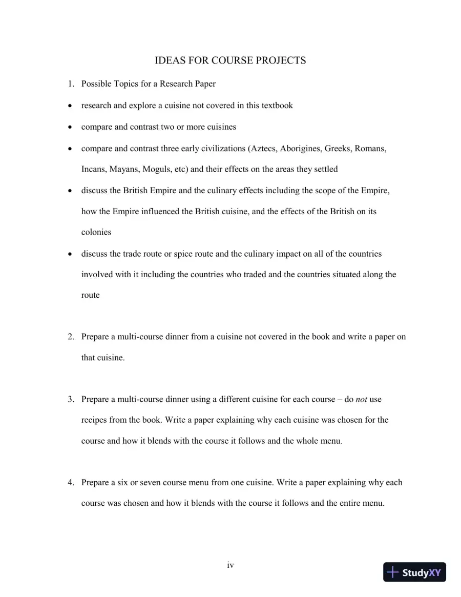 Class Notes for International Cooking: A Culinary Journey, 3rd Edition, page 4