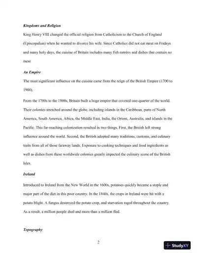 Class Notes for International Cooking: A Culinary Journey, 3rd Edition - Page 7 preview image