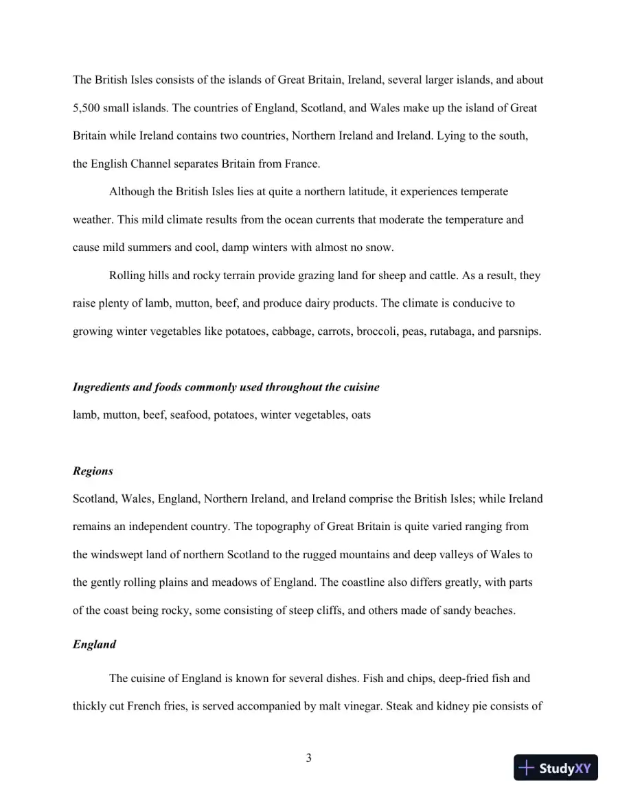 Class Notes for International Cooking: A Culinary Journey, 3rd Edition, page 8