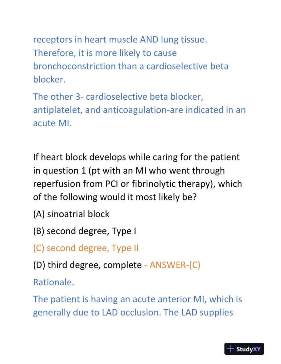 2024-2025 CCRN Pharmacology Real Exam With Answers (72 Solved Questions), page 4
