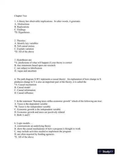 Research Methods in Practice: Strategies for Description and Causation Second Edition Test Bank - Page 6 preview image