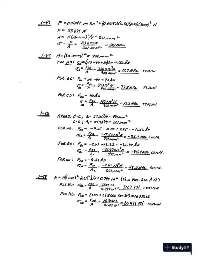 Solution Manual For Applied Strength Of Materials, 5th Edition - Page 5 preview image