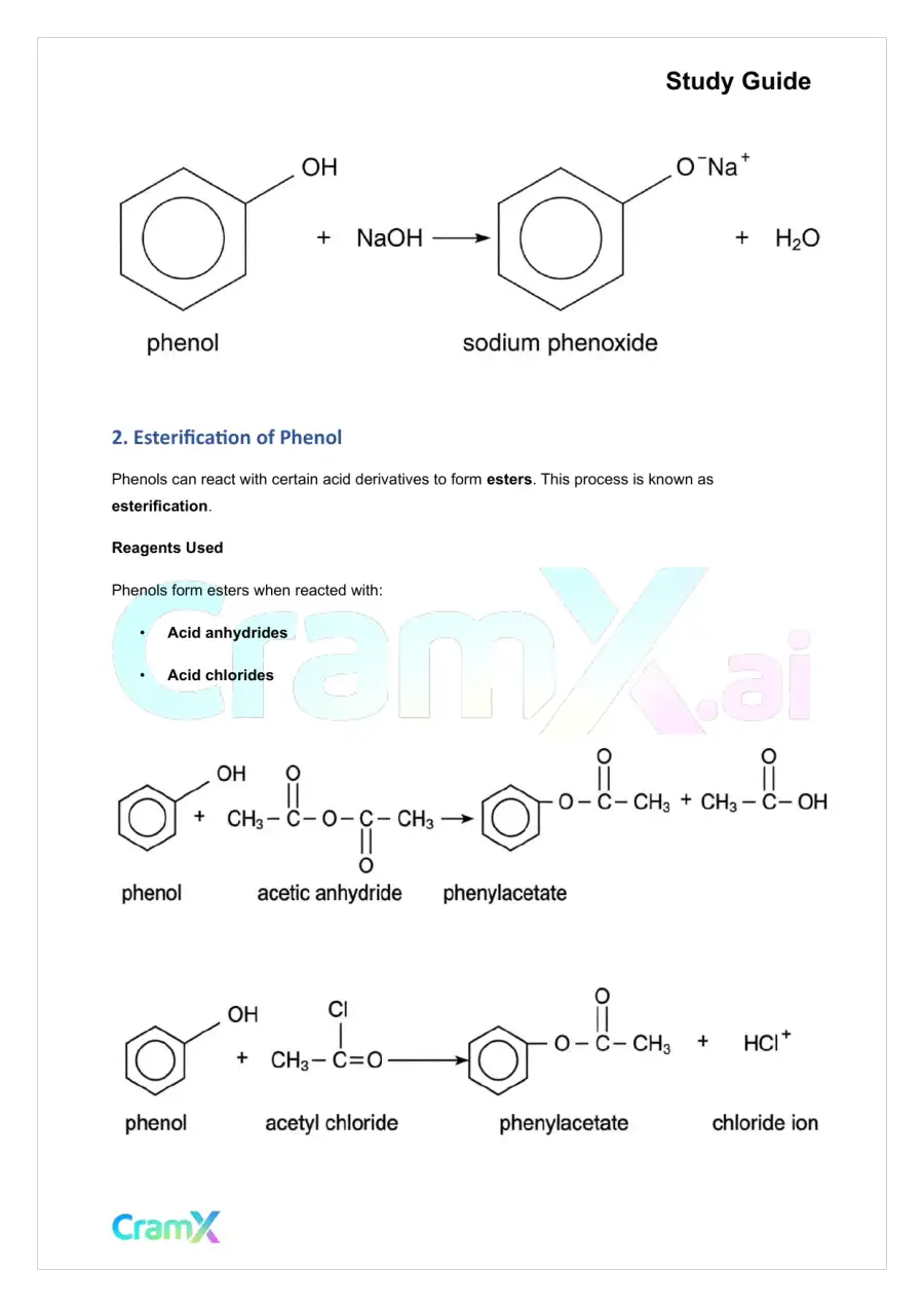 Organic Chemistry II - Phenols and Aryl Halides, page 2