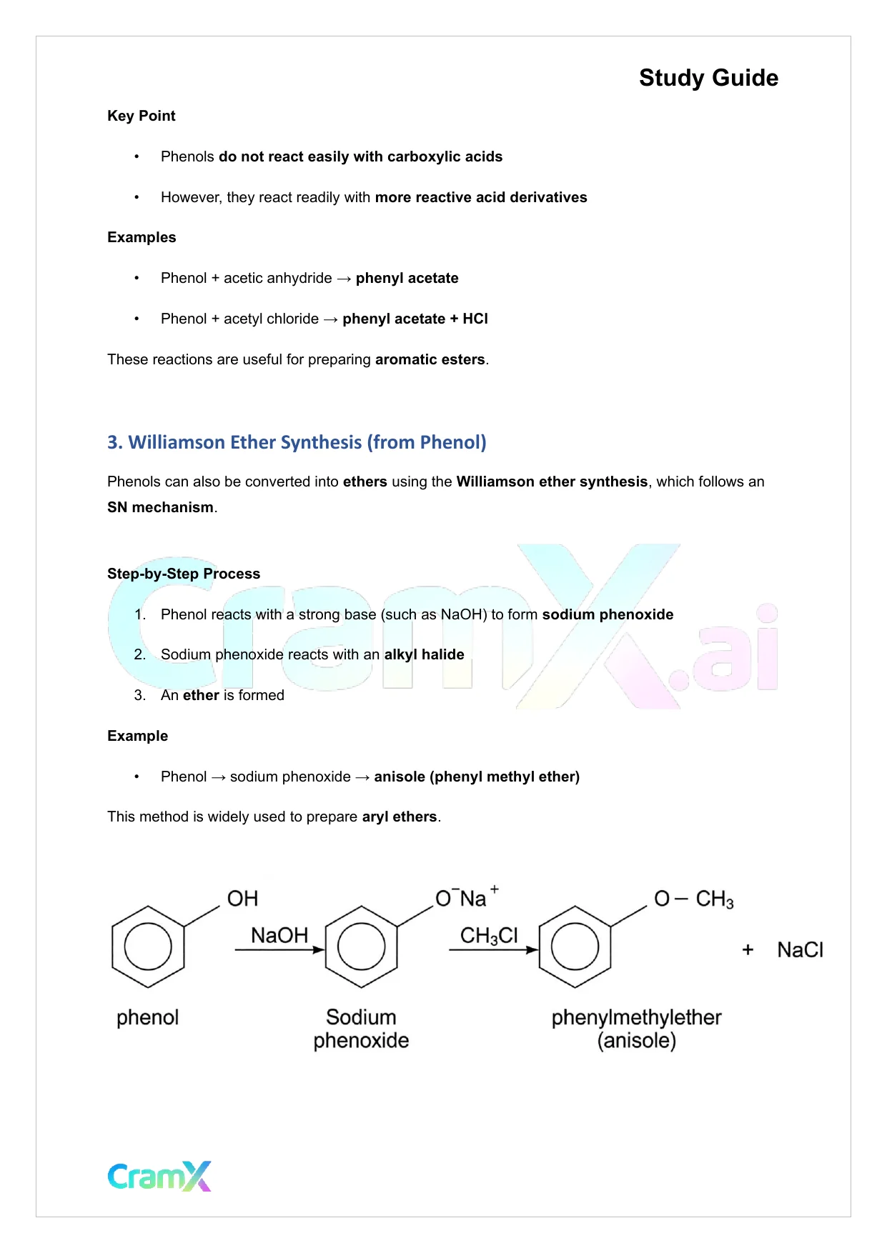 Organic Chemistry II - Phenols and Aryl Halides - Page 3 preview image