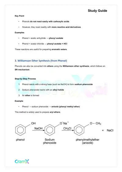Organic Chemistry II - Phenols and Aryl Halides - Page 3 preview image