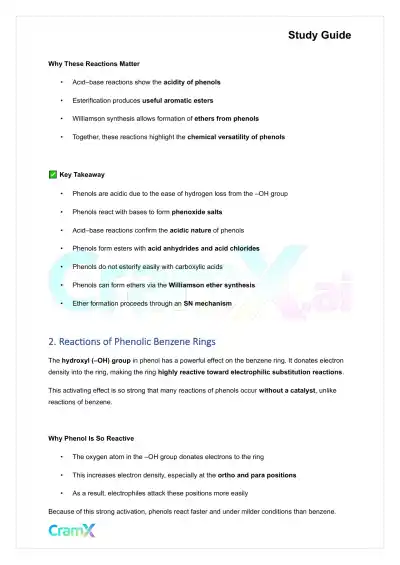 Organic Chemistry II - Phenols and Aryl Halides - Page 4 preview image