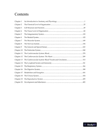 Test Bank for Essentials of Anatomy and Physiology , 7th Edition - Page 3 preview image