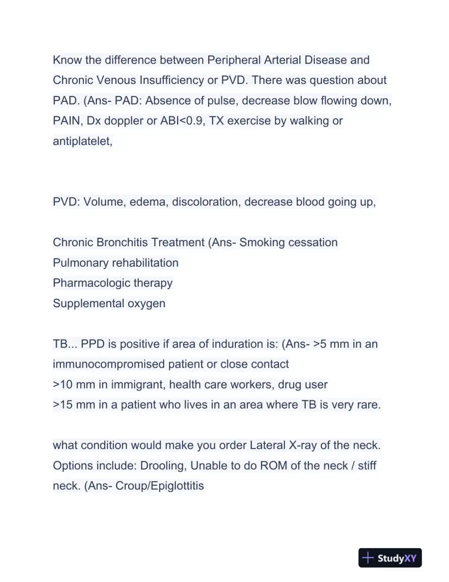 AANP Pediatrics FNP Certification Exam With Answers (236 Solved Questions), page 14