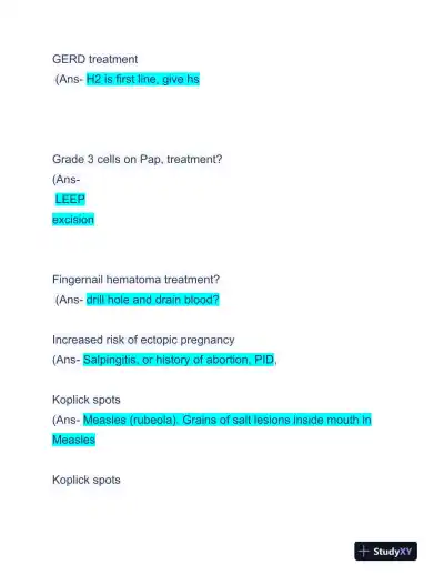 AANP Pediatrics FNP Certification Exam With Answers (236 Solved Questions) - Page 5 preview image