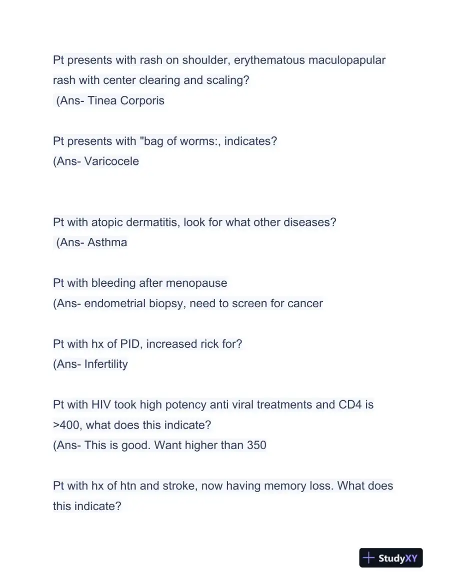 AANP Pediatrics FNP Certification Exam With Answers (236 Solved Questions), page 8