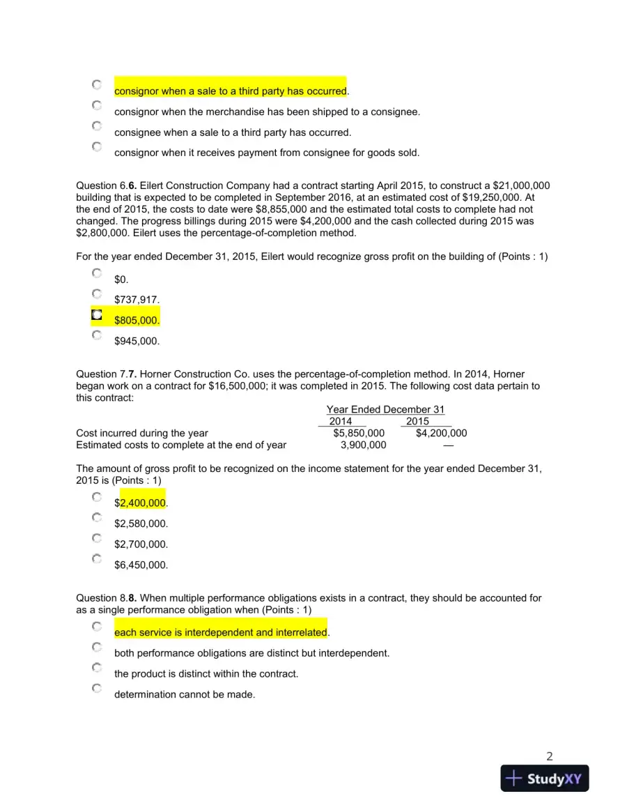 Revenue Recognition and Accounting for Contracts: A Comprehensive Assessment, page 3