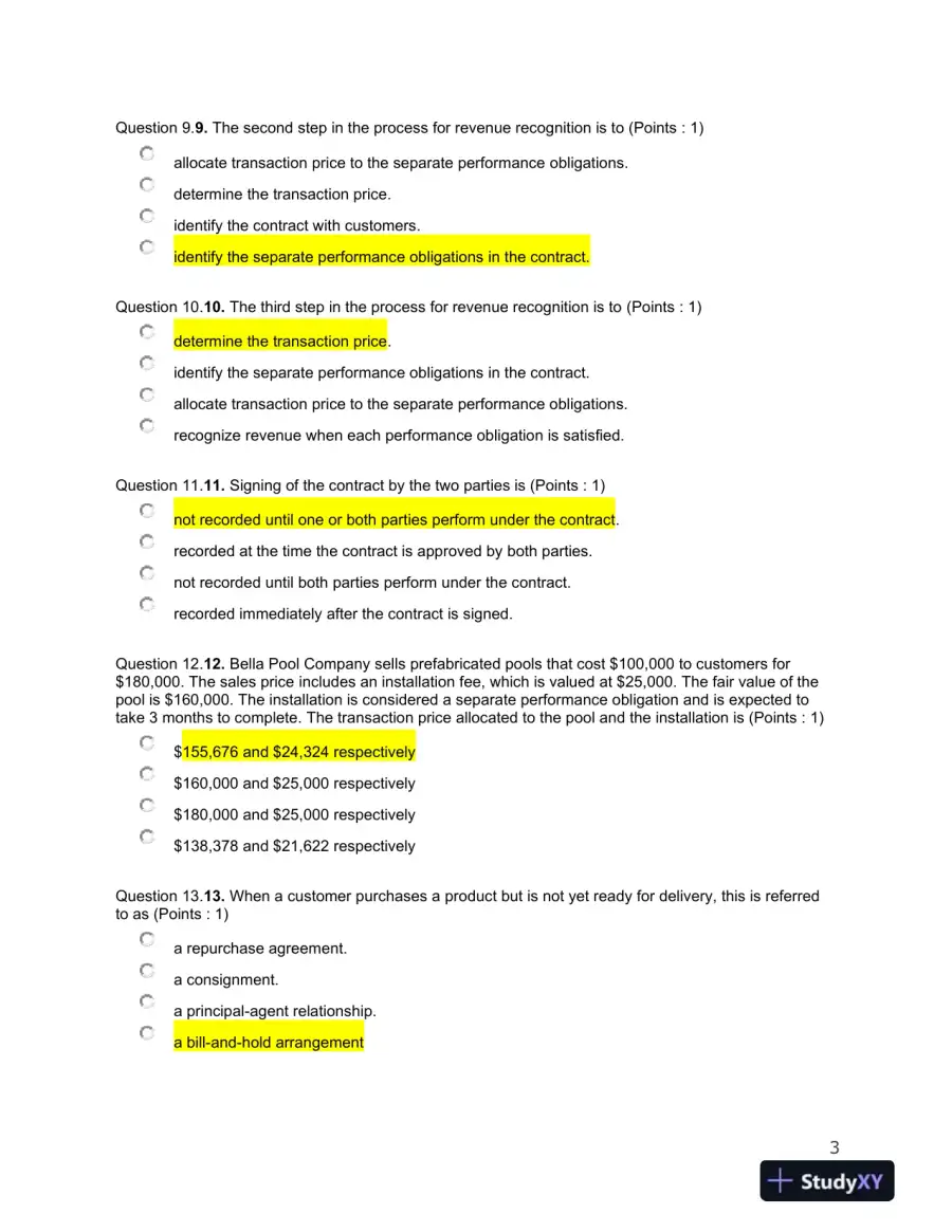 Revenue Recognition and Accounting for Contracts: A Comprehensive Assessment, page 4
