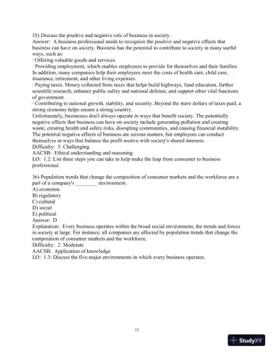 Test Bank for Business in Action , 8th Edition - Page 12 preview image